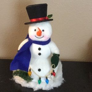 Snowman with lights